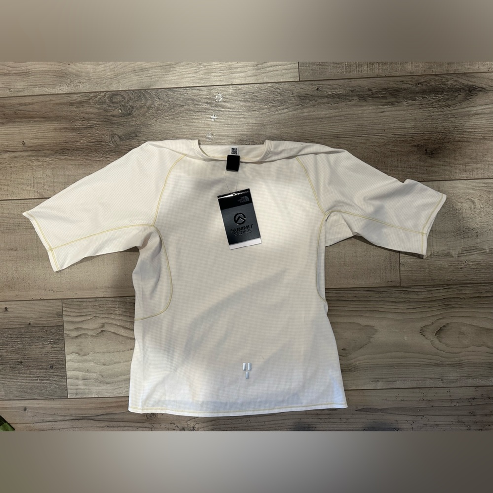 The North Face white short sleeve tech tee